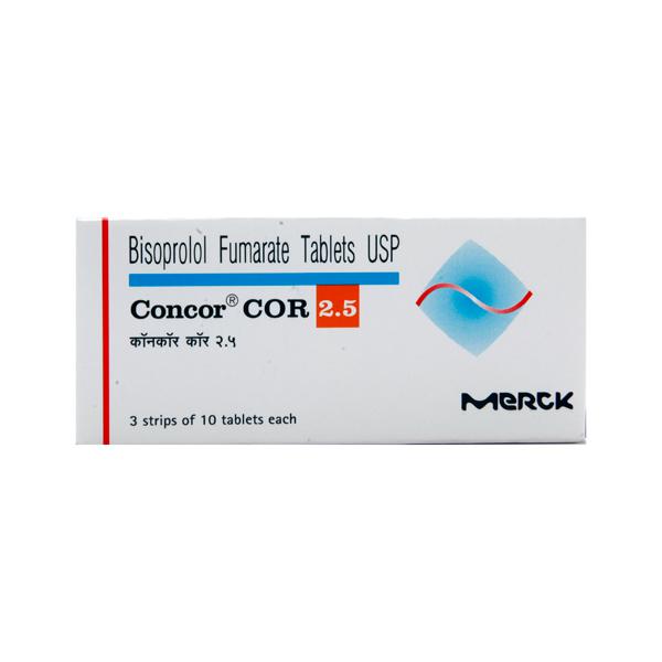 Bisoprolol Fumarate 2.5MG (Concor COR)