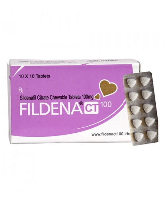 Sildenafil Chewable 100MG (Fildena CT)