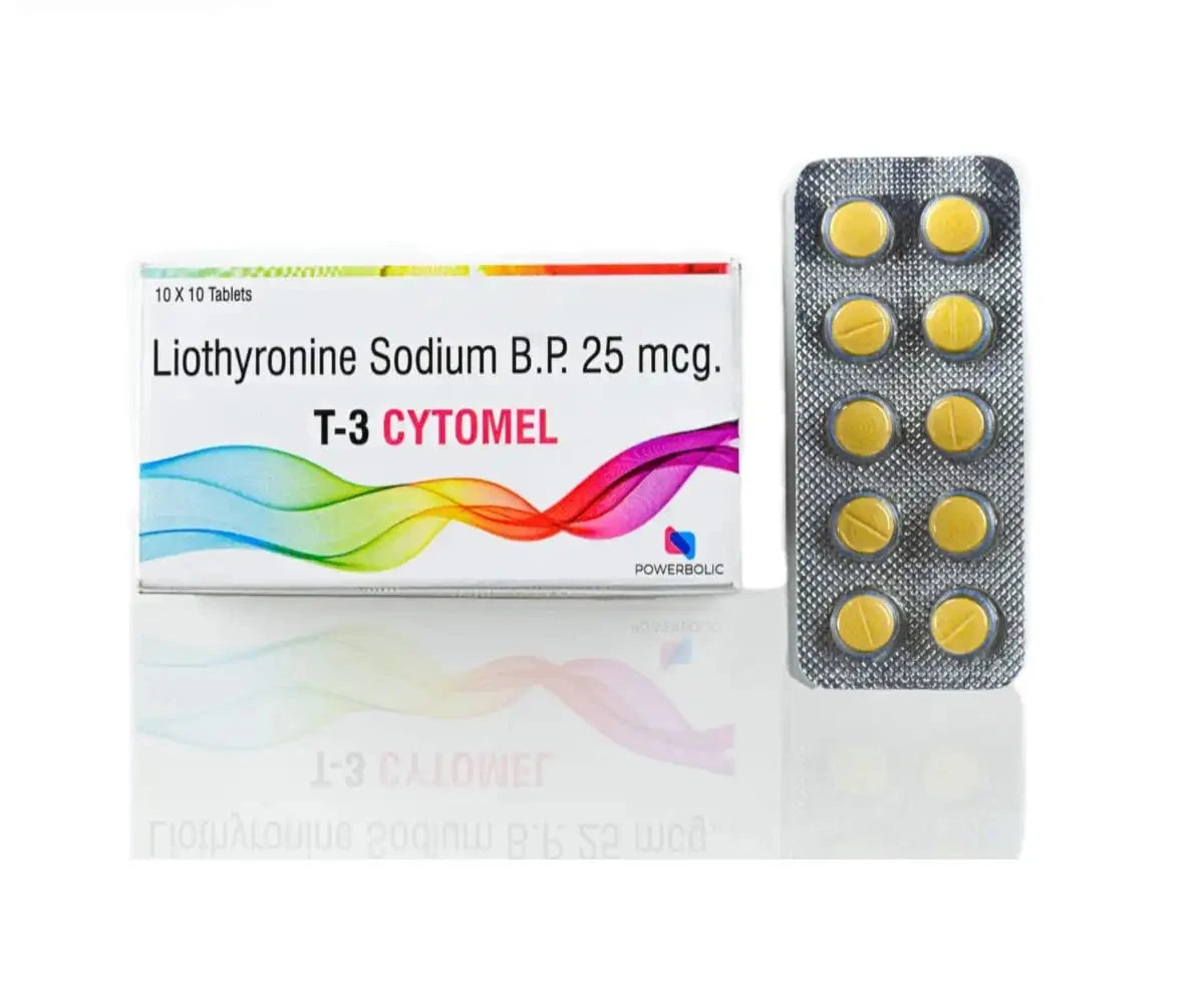 T-3 Cytomel 25 (Liothyronine Sodium B.P. 25mcg)