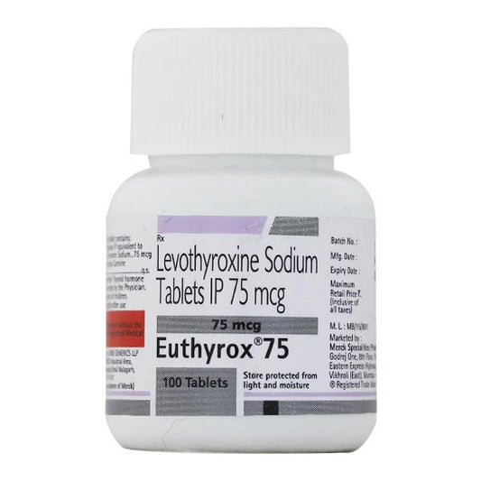 Levothyroxin 75mcg (Euthyrox)