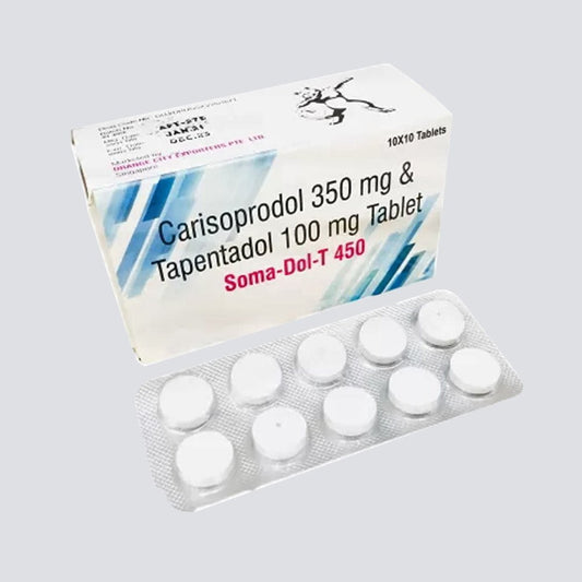 Carisoprodol 350MG & Tapentadol 100MG (Soma Dol T 450)