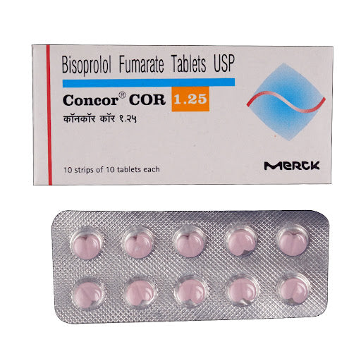 Bisoprolol Fumarate 1.25MG (Concor COR)